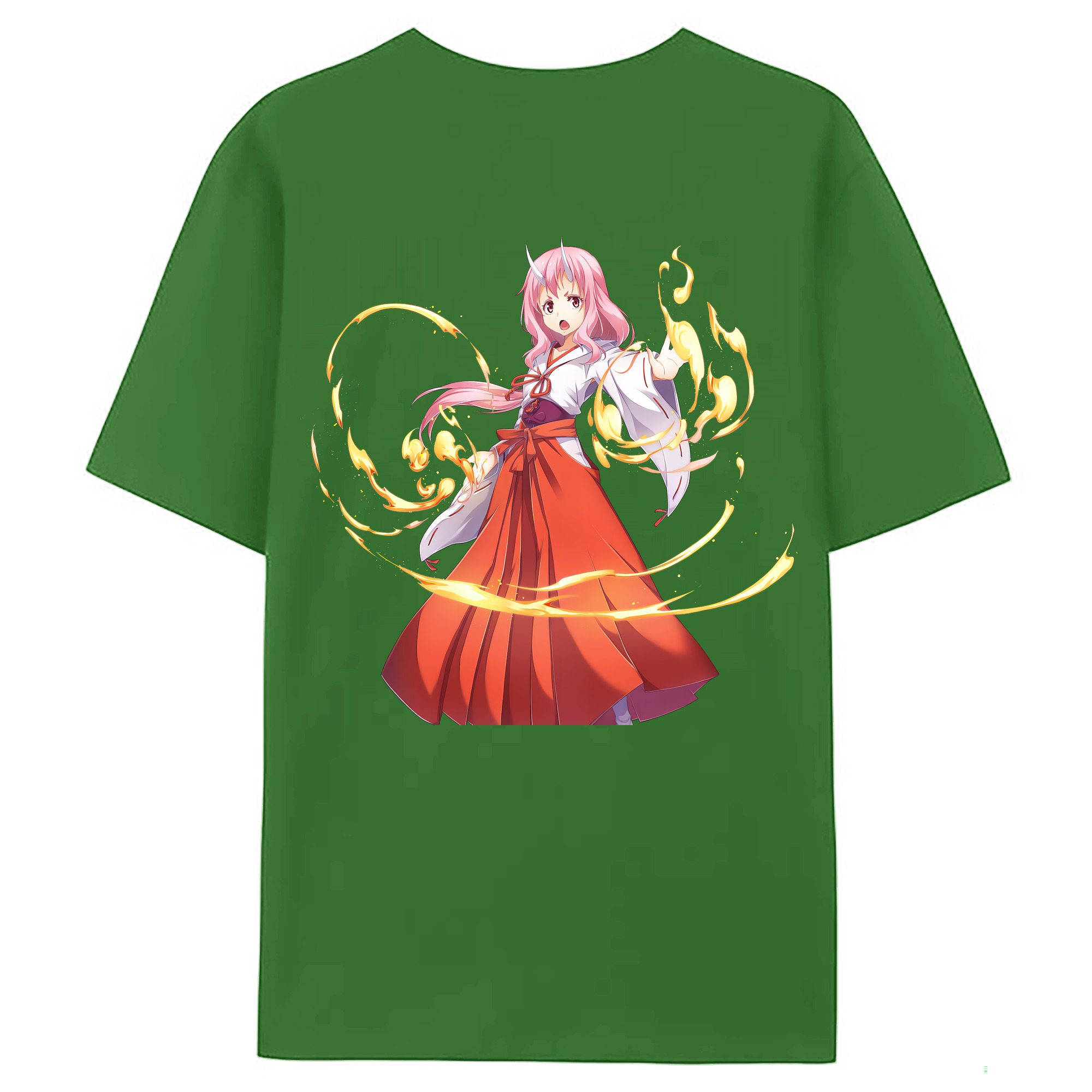 （画像用） 転スラ Regarding Reincarnated to Slime レディース半袖Tシャツ(バックプリント)
